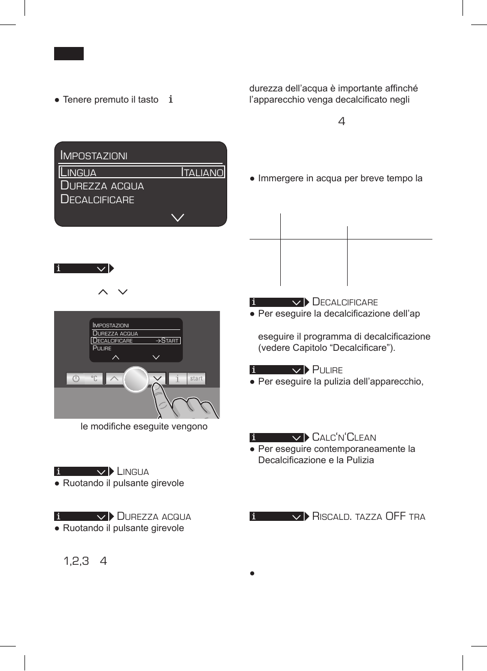 Impostazioni del menu | Siemens TK 73001 User Manual | Page 74 / 132