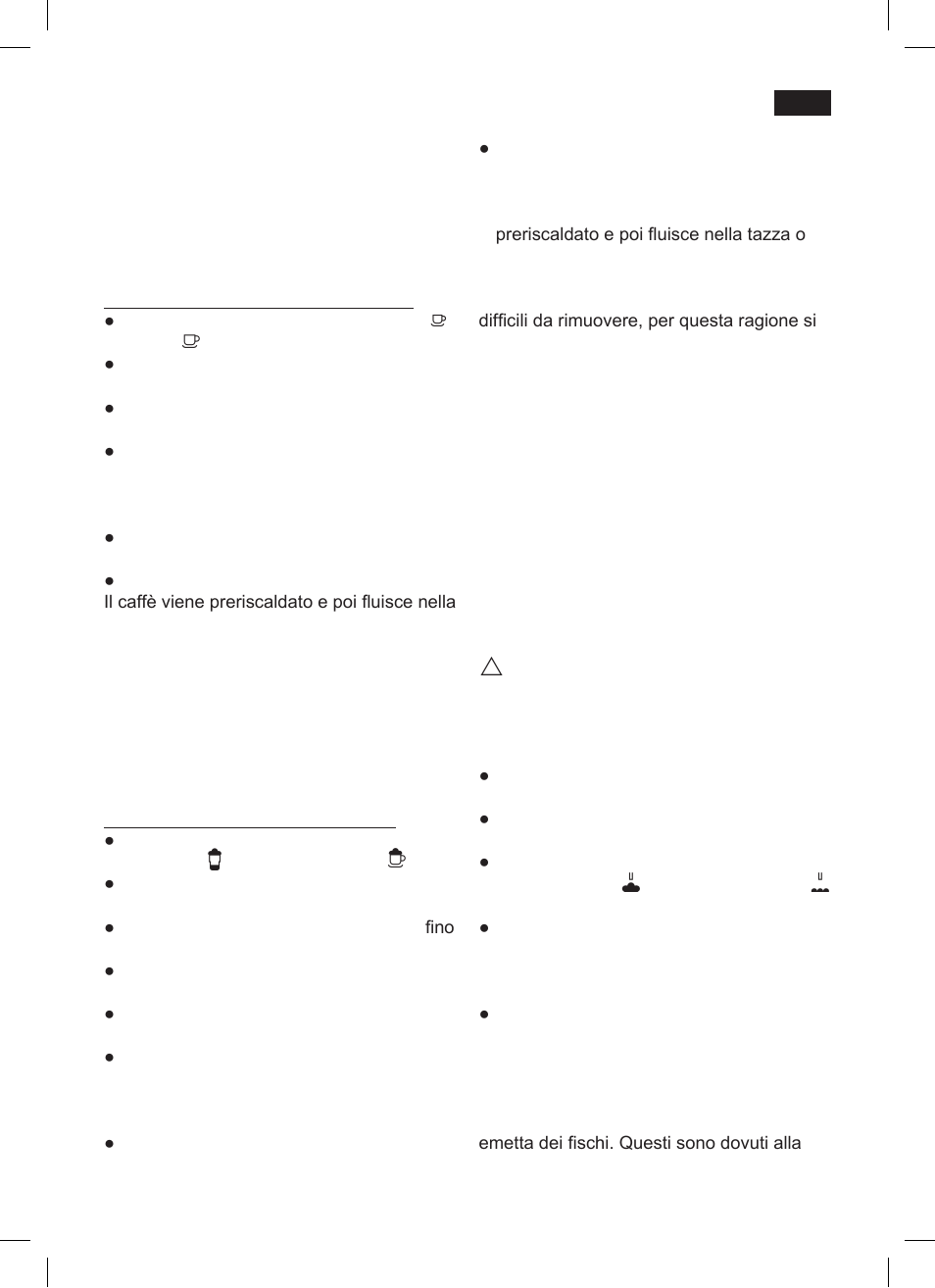 Preparazione con caffè macinato, Preparazione di schiuma di latte e di latte caldo | Siemens TK 73001 User Manual | Page 77 / 132