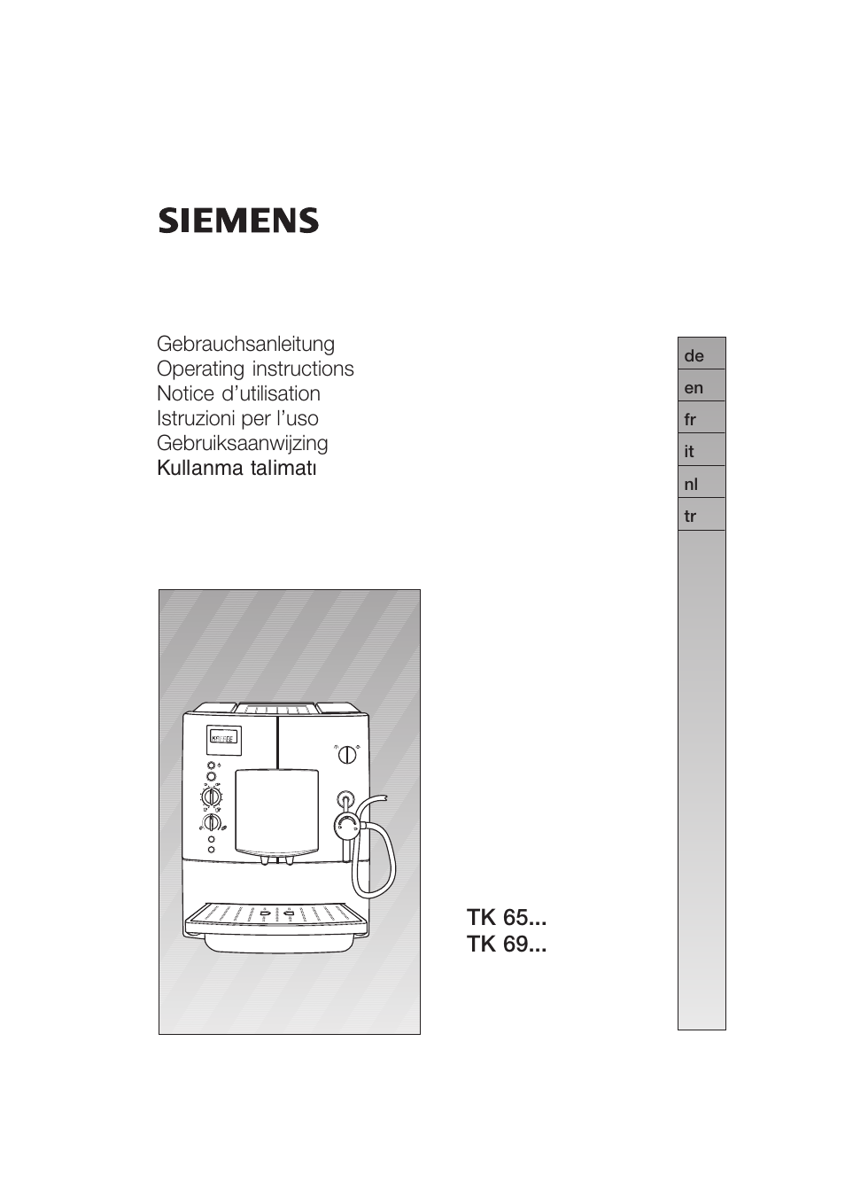 Siemens TK69001 User Manual | 155 pages