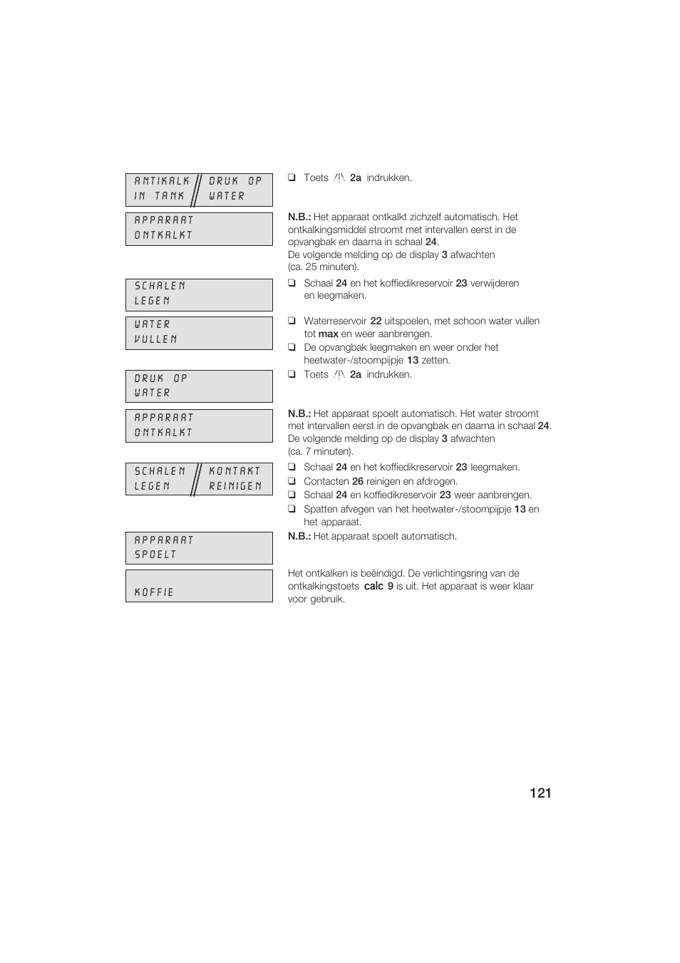 Siemens TK69001 User Manual | Page 121 / 155