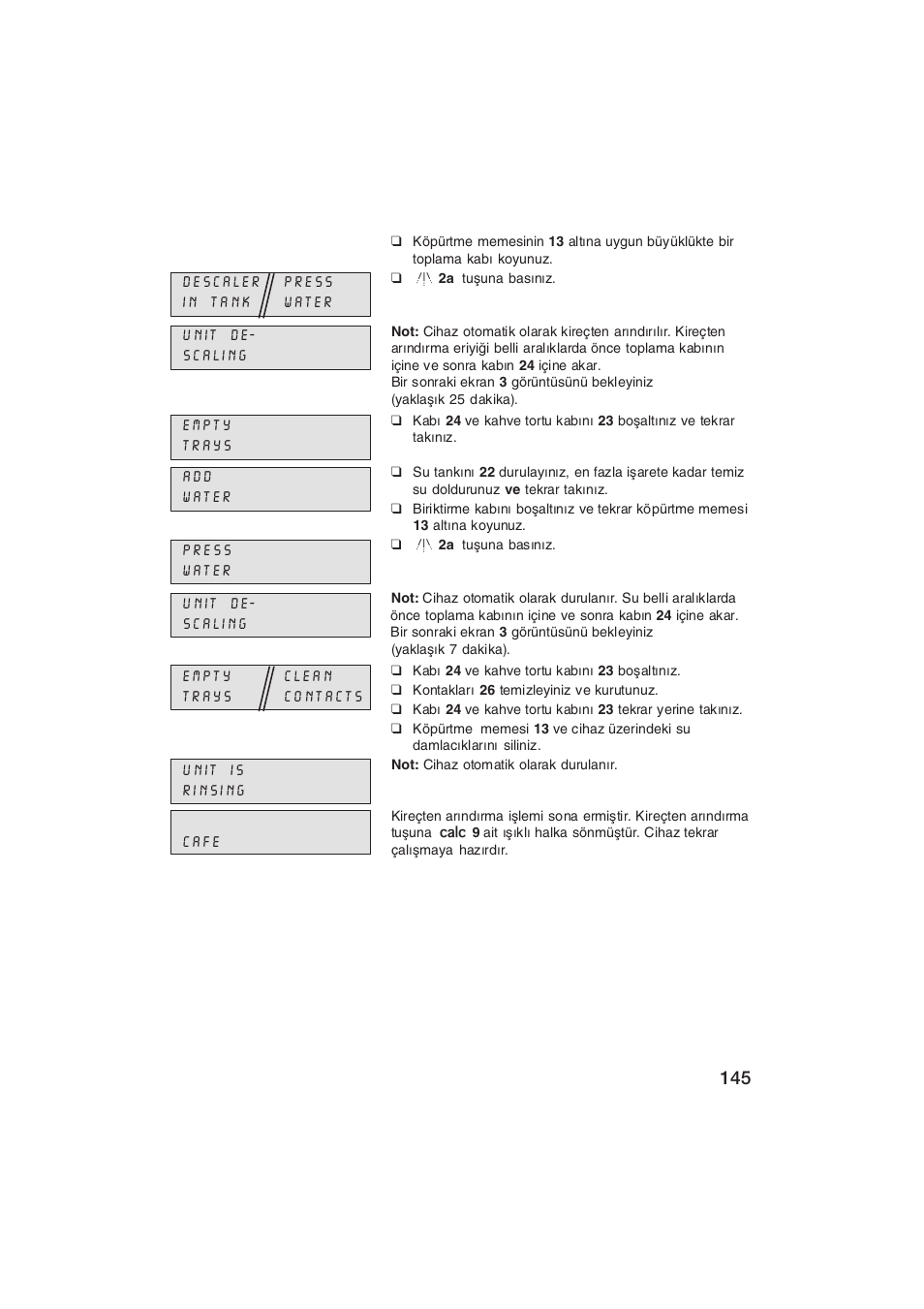 Siemens TK69001 User Manual | Page 145 / 155