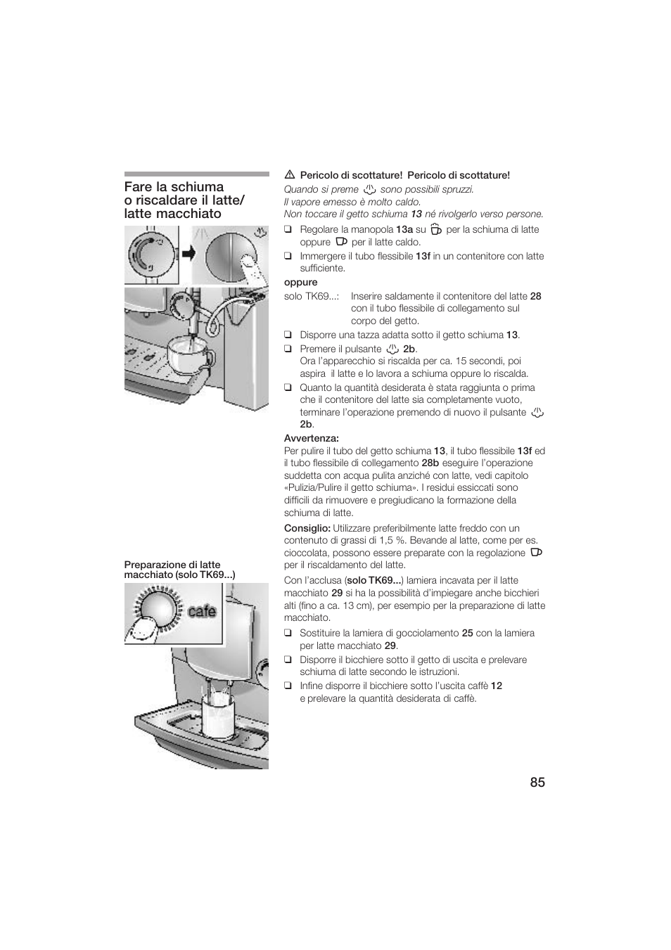 Siemens TK69001 User Manual | Page 85 / 155
