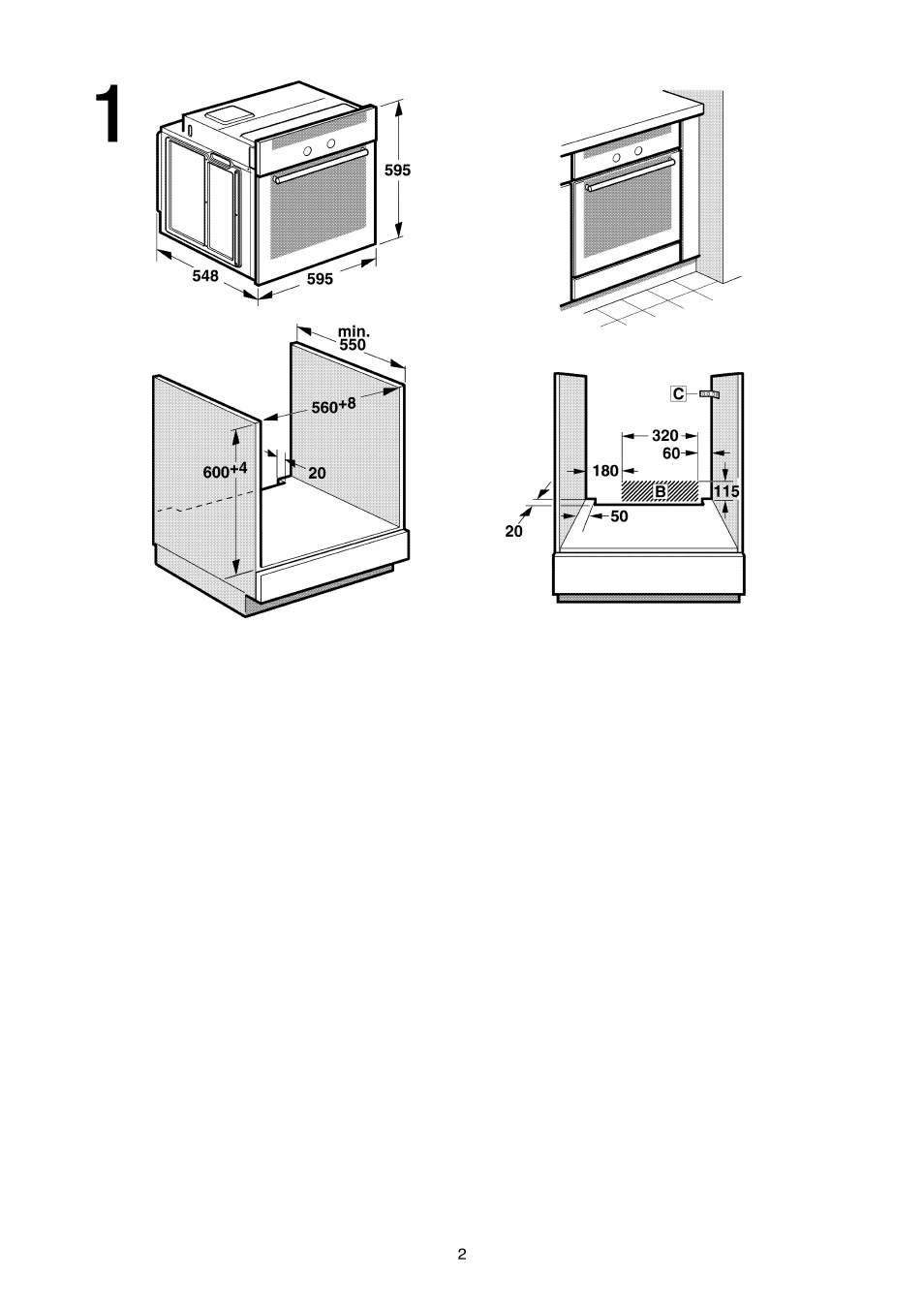 Bosch HBN532E0 - inox Four intégrable User Manual | Page 2 / 24