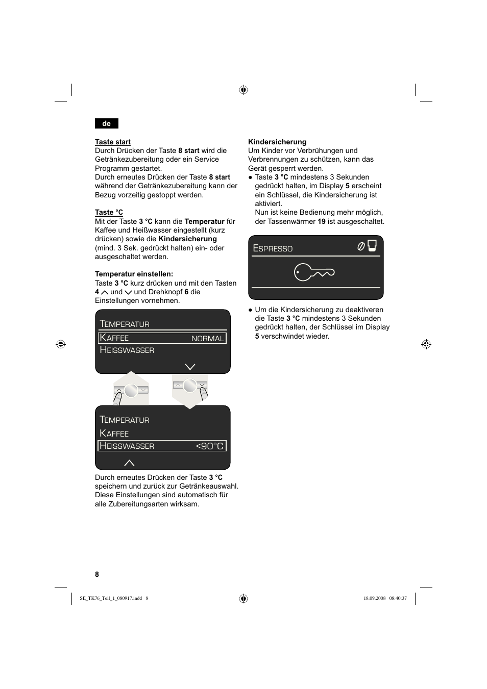 Siemens TK76009 User Manual | Page 12 / 136