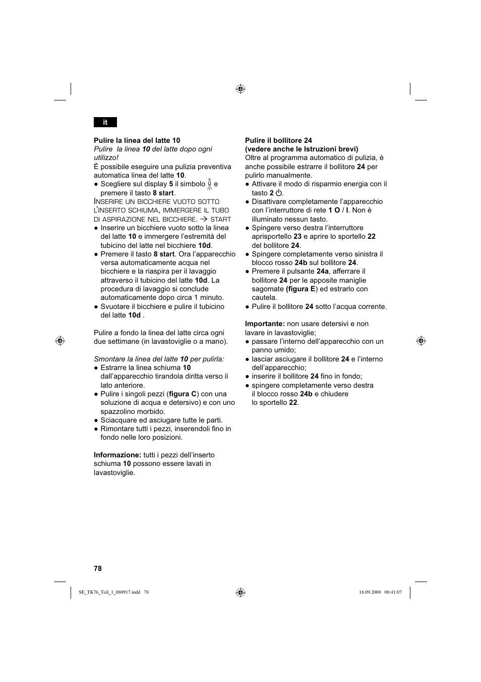 Siemens TK76009 User Manual | Page 82 / 136