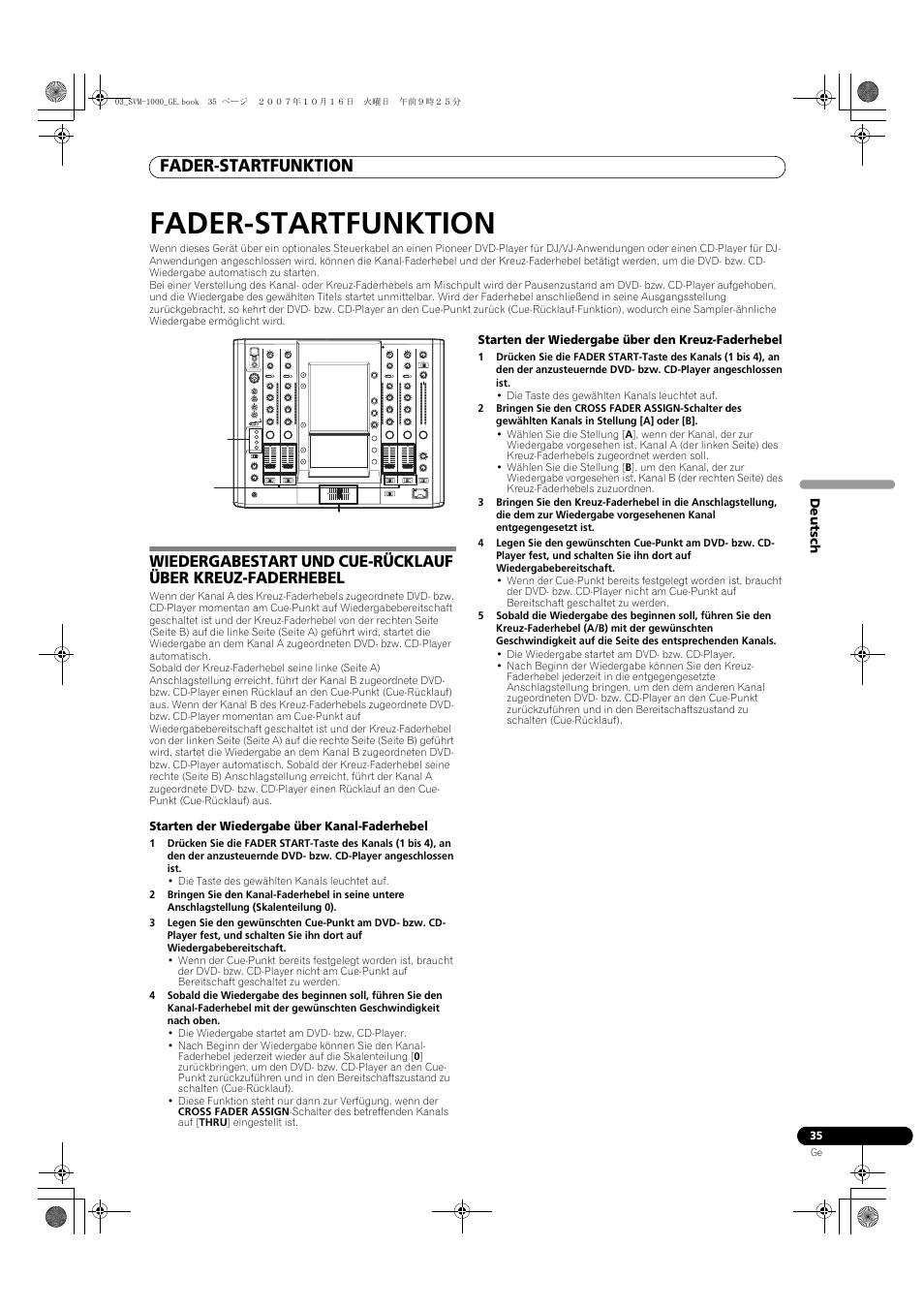 Fader-startfunktion | Pioneer SVM-1000 User Manual | Page 127 / 326