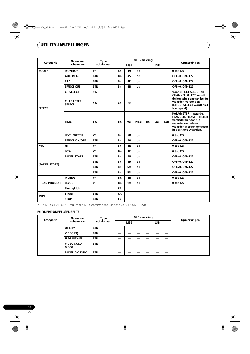 Utility-instellingen | Pioneer SVM-1000 User Manual | Page 222 / 326