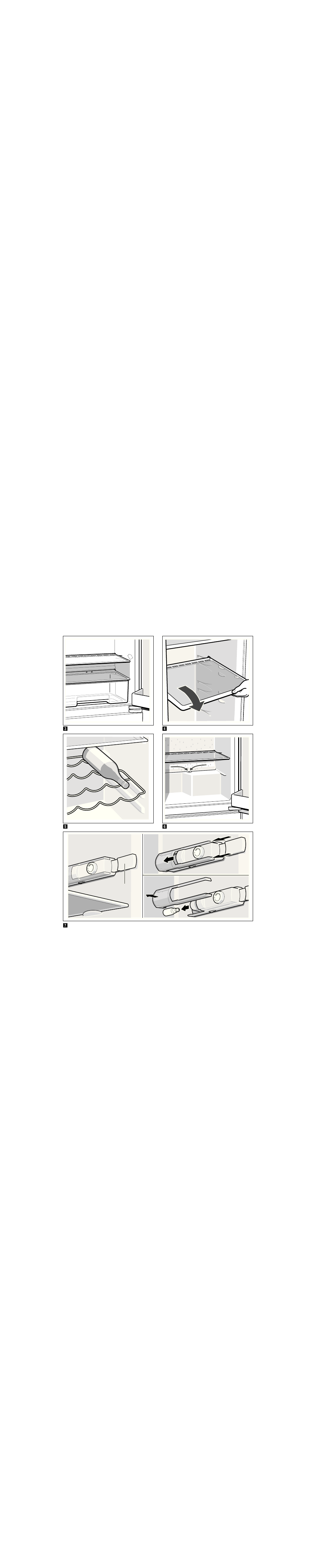 Bosch KIL18V20FF Réfrigérateur intégrable Confort Fixation de porte par glissières User Manual | Page 83 / 85