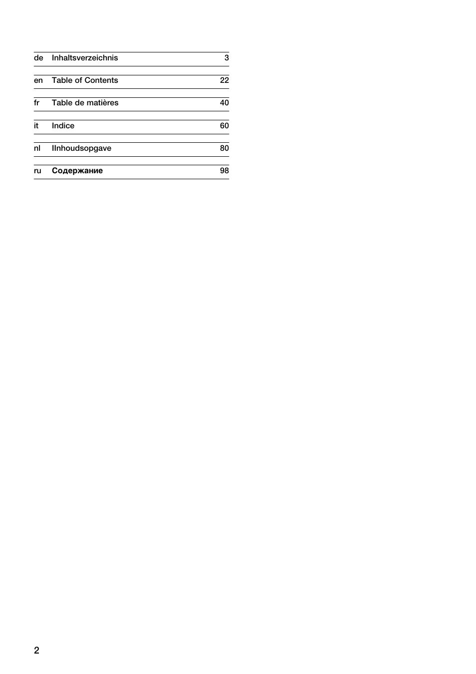 Bosch KAD62V40 Réfrigérateur-congélateur américain Confort User Manual | Page 2 / 119