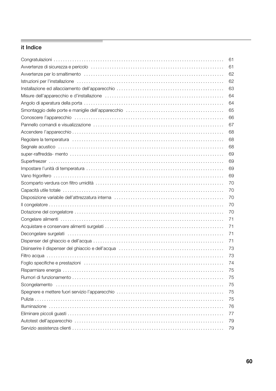 Bosch KAD62V40 Réfrigérateur-congélateur américain Confort User Manual | Page 60 / 119