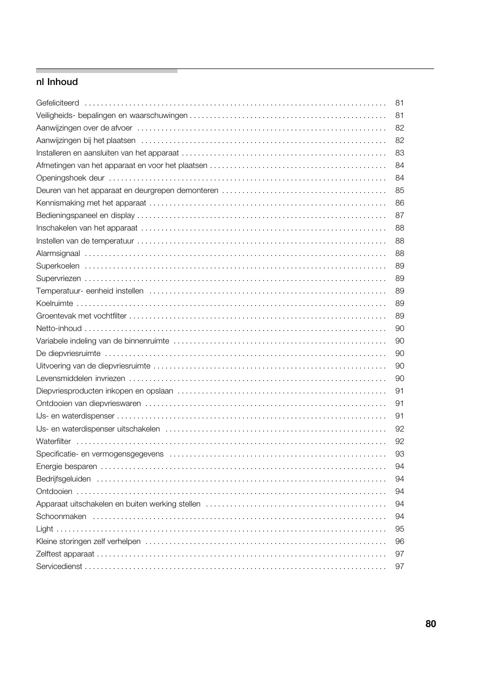 Bosch KAD62V40 Réfrigérateur-congélateur américain Confort User Manual | Page 80 / 119