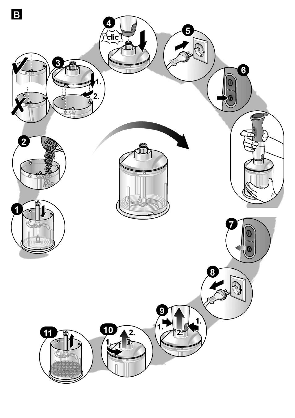 Bosch MSM87165 Mixeur plongeant noir EDG User Manual | Page 72 / 75