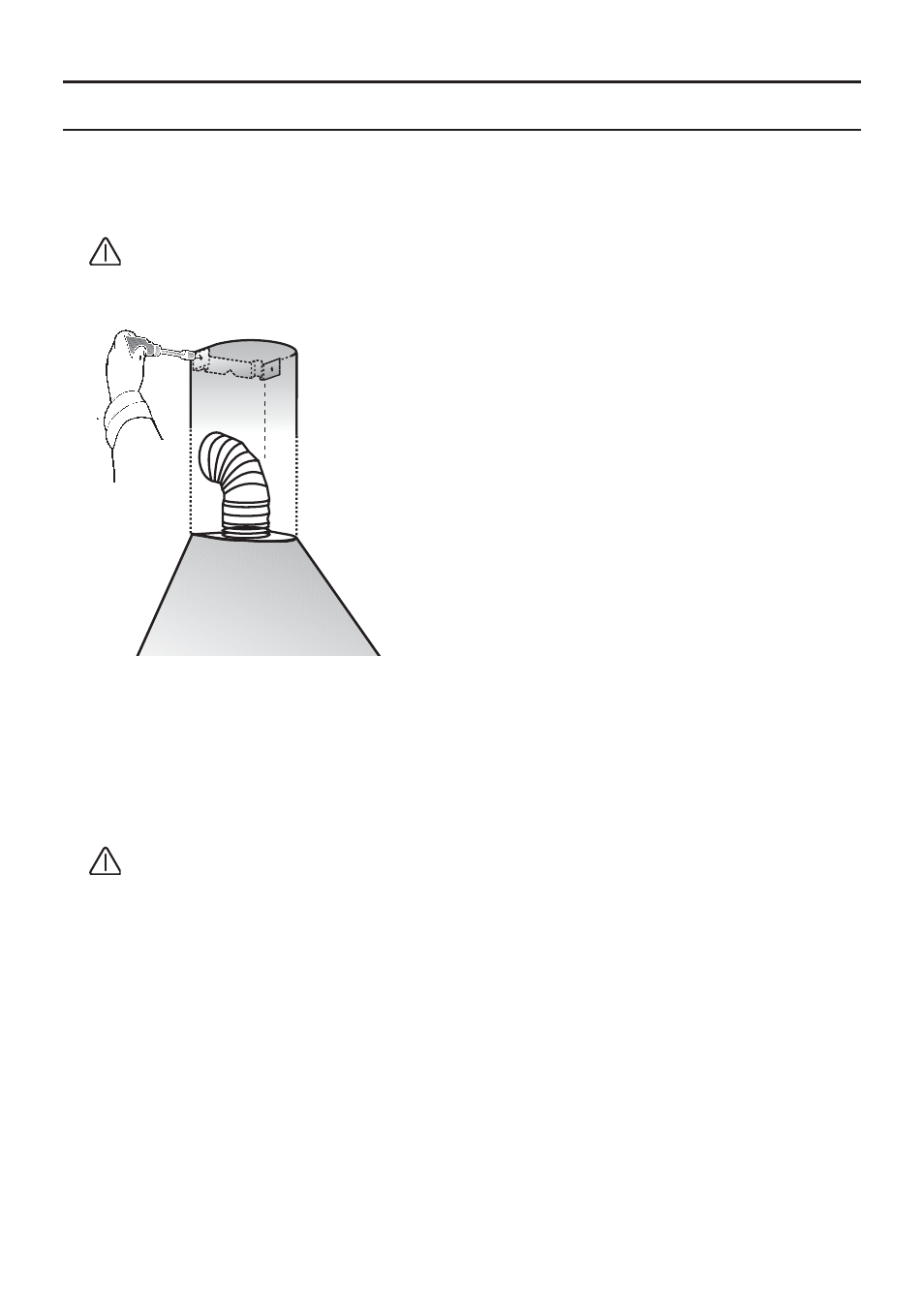 Encastrement | Bosch DWA091450 - inox Hotte décorative murale 90 cm User Manual | Page 18 / 68