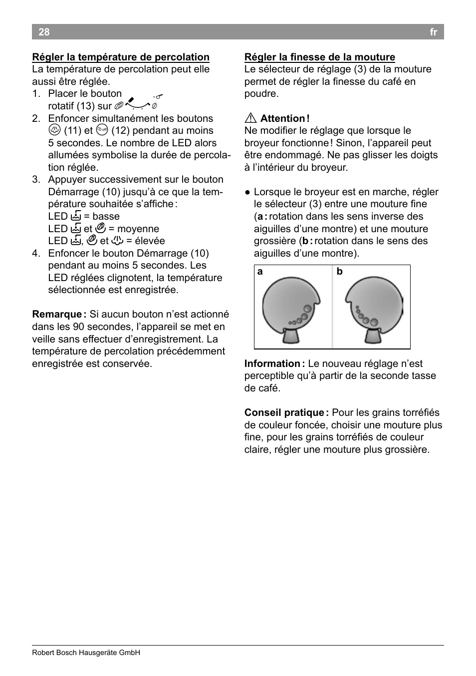 Bosch TES50129RW VeroCafe Machine à café Expresso automatique Noir User Manual | Page 32 / 122
