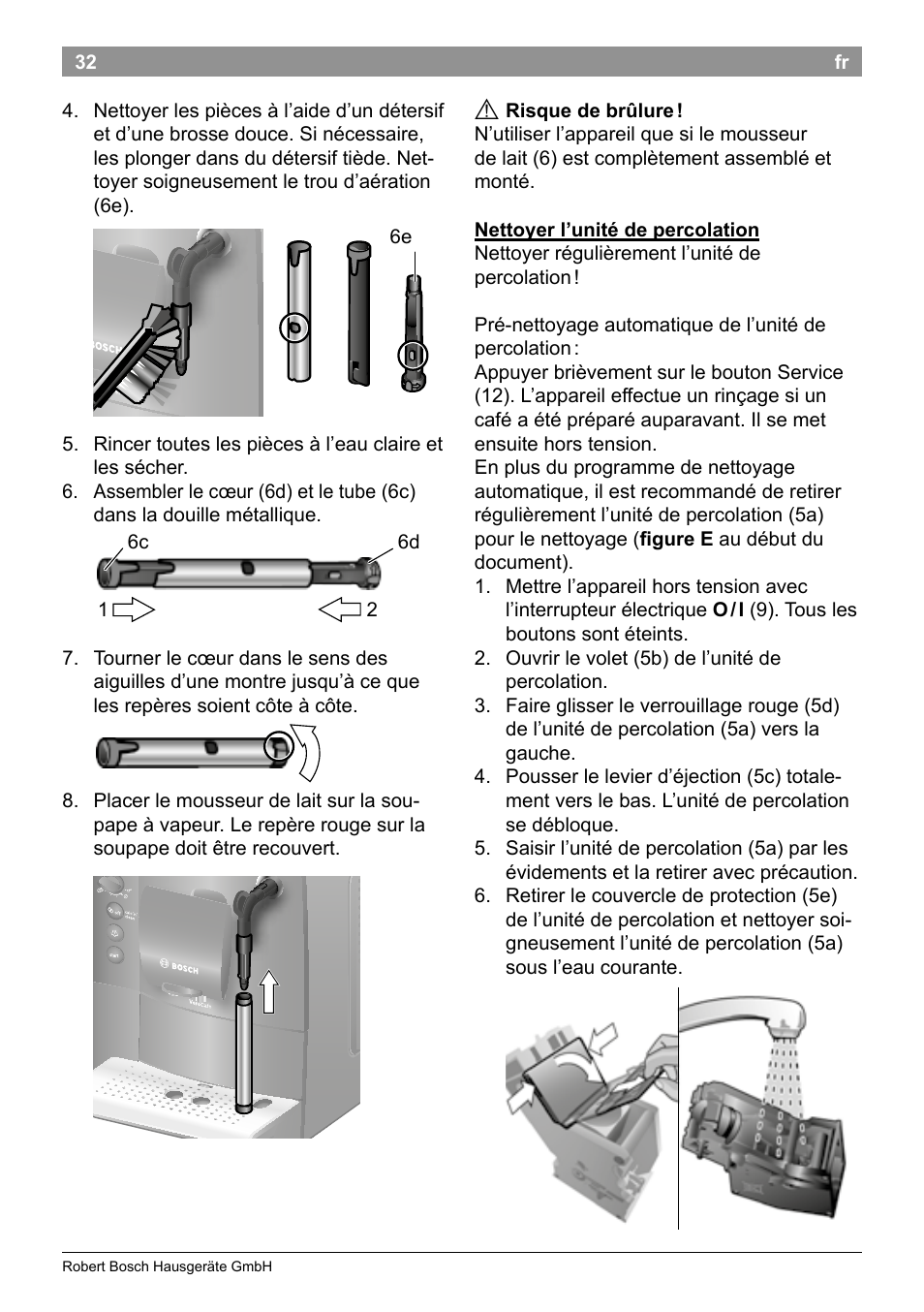 Bosch TES50129RW VeroCafe Machine à café Expresso automatique Noir User Manual | Page 36 / 122