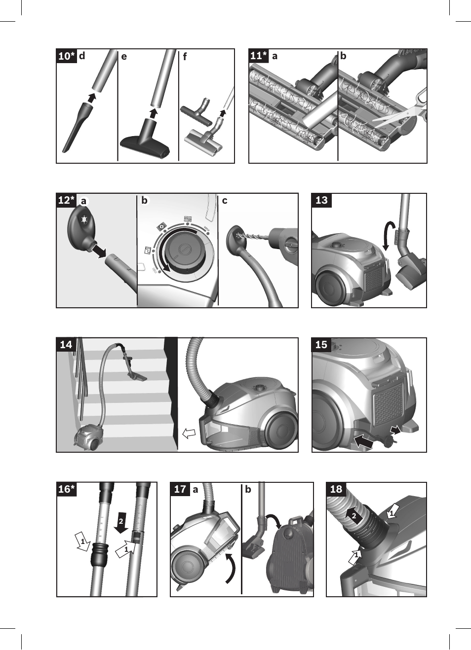 Bosch Aspirateur sans sac BGS32200 Bosch Relyyy Technologie sans sac innovante SensorBagless User Manual | Page 135 / 140