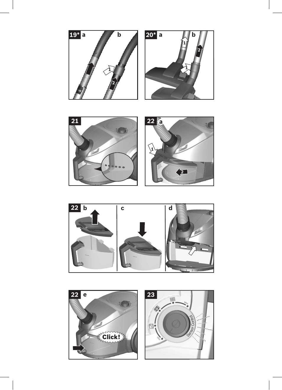 Bosch Aspirateur sans sac BGS32200 Bosch Relyyy Technologie sans sac innovante SensorBagless User Manual | Page 136 / 140