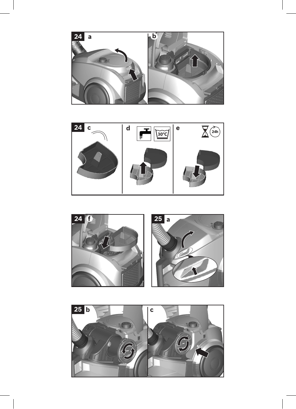 Bosch Aspirateur sans sac BGS32200 Bosch Relyyy Technologie sans sac innovante SensorBagless User Manual | Page 137 / 140