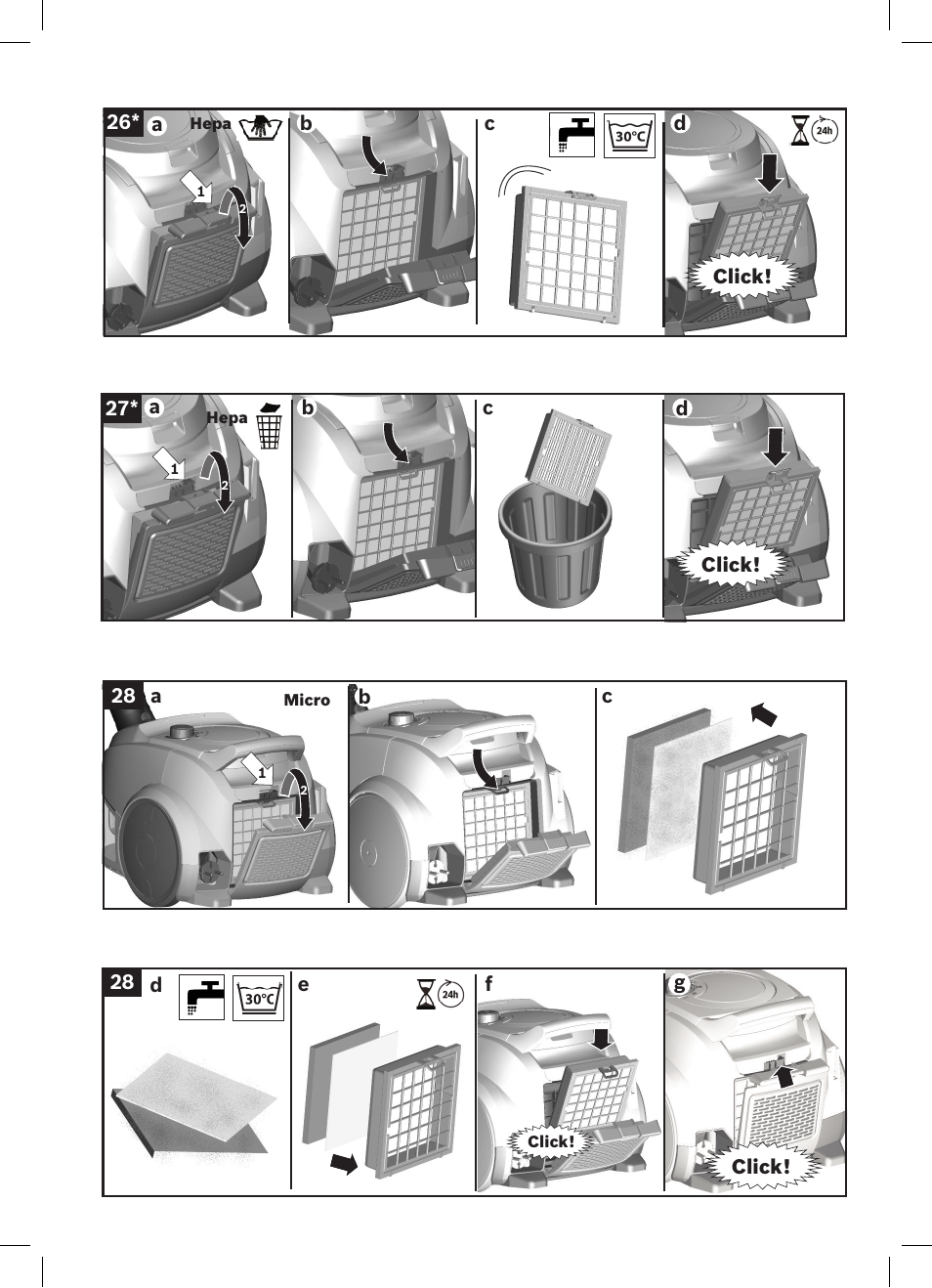 Bosch Aspirateur sans sac BGS32200 Bosch Relyyy Technologie sans sac innovante SensorBagless User Manual | Page 138 / 140