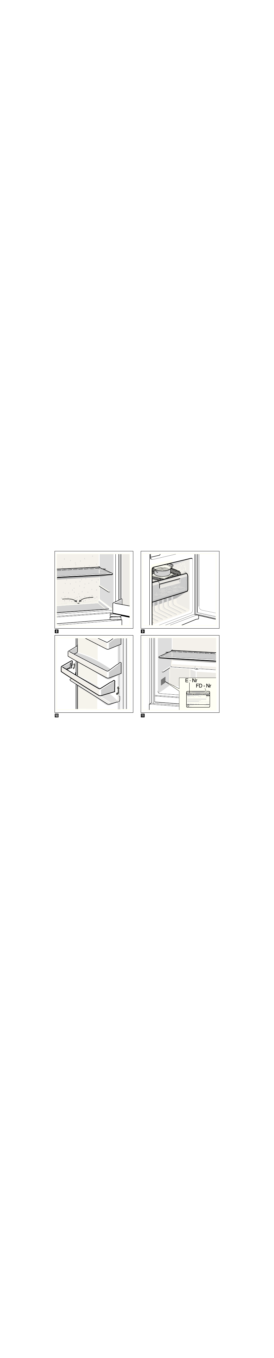 Bosch KIV28V20FF Réfrigérateur combiné intégrable Confort Fixation de porte par glissières User Manual | Page 88 / 89