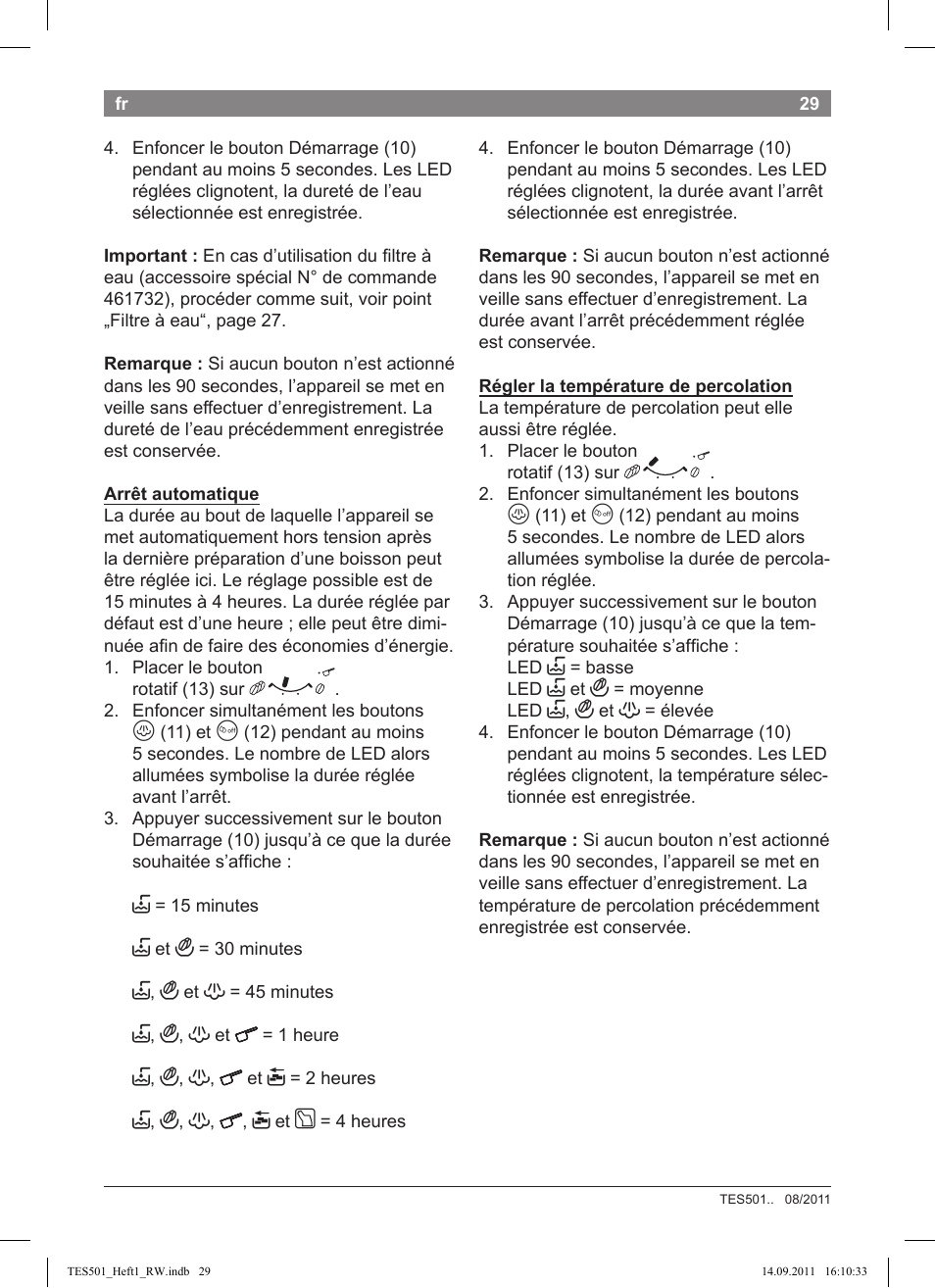 Bosch TES50129RW VeroCafe Machine à café Expresso automatique Noir User Manual | Page 29 / 117