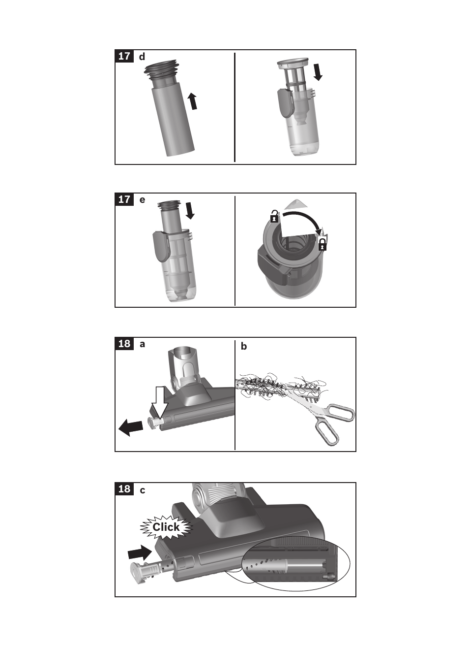 Bosch LithiumPower 25.2V Aspirateur balai sans fil rechargeable BBH52550 Argent minéral User Manual | Page 107 / 108