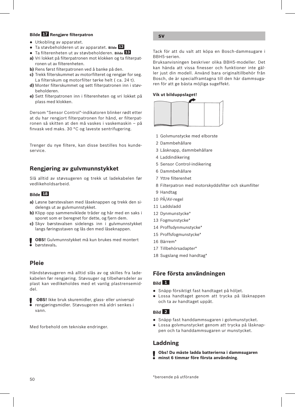 Bosch LithiumPower 25.2V Aspirateur balai sans fil rechargeable BBH52550 Argent minéral User Manual | Page 51 / 108