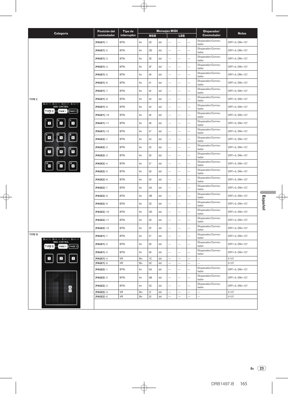 Drb1497-b, Español | Pioneer DJM-2000 User Manual | Page 165 / 204