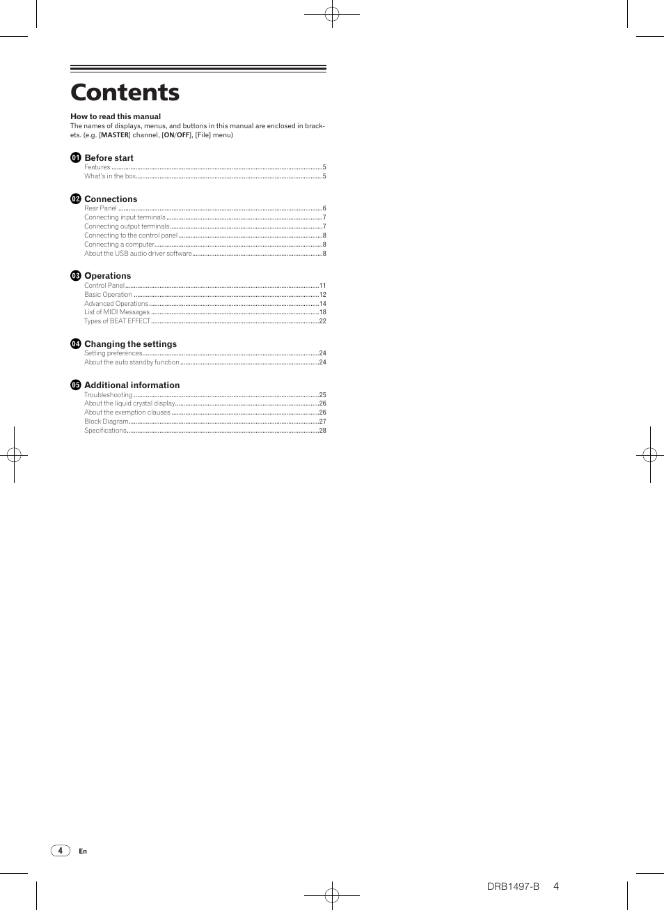 Pioneer DJM-2000 User Manual | Page 4 / 204