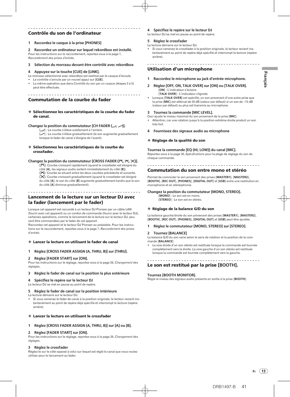Pioneer DJM-2000 User Manual | Page 41 / 204