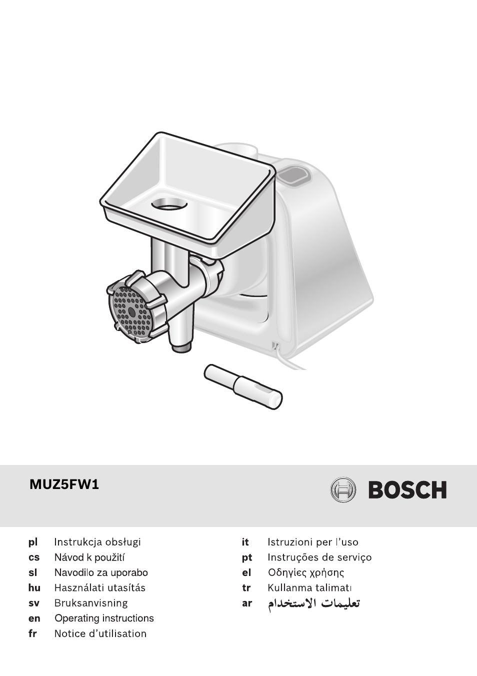 Bosch MUM56Z40 KITCHEN MACHINE 900W SILVERSILVER Styline Couleur argent argent User Manual | 41 pages