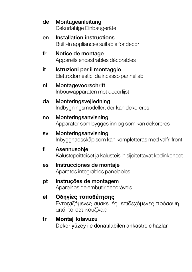 Bosch KFL24A51FF User Manual | 68 pages