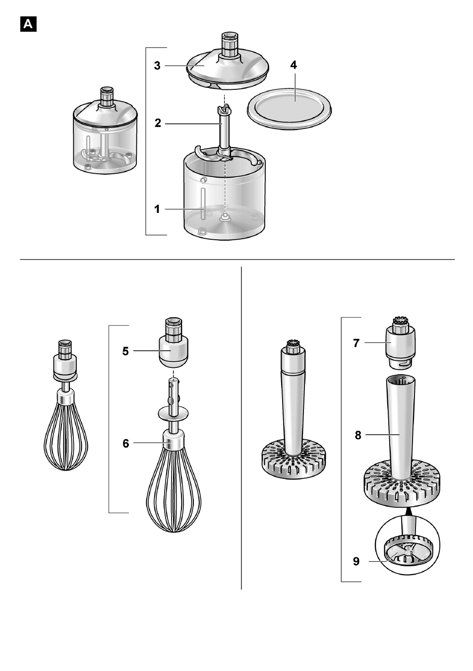 Bosch MSM66155 Mixeur plongeant blanc gris User Manual | Page 69 / 73