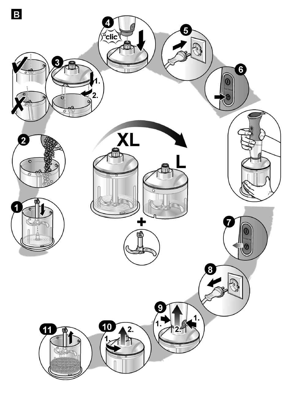 Bosch MSM87160 Mixeur plongeant noir EDG User Manual | Page 58 / 61