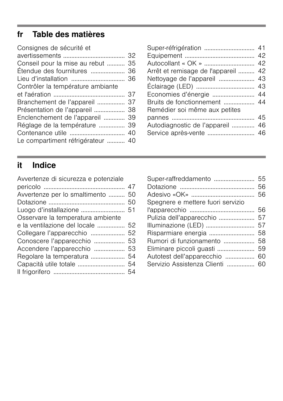 Bosch KSV36VL30 Réfrigérateur 1 porte Confort User Manual | Page 3 / 78