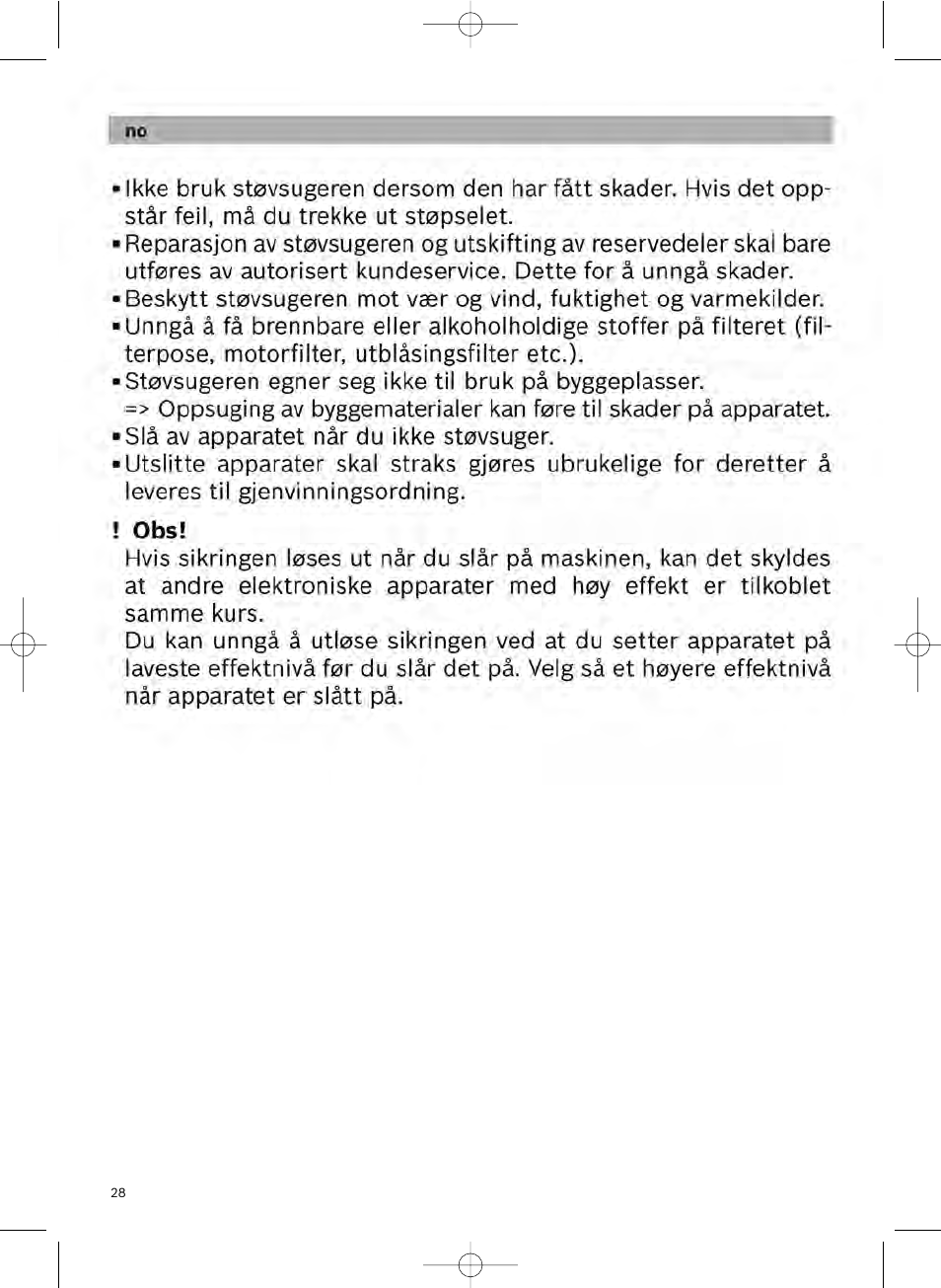 Bosch Aspirateur avec sac BSN1801 Bosch 1800 W big bag 3 l User Manual | Page 29 / 144