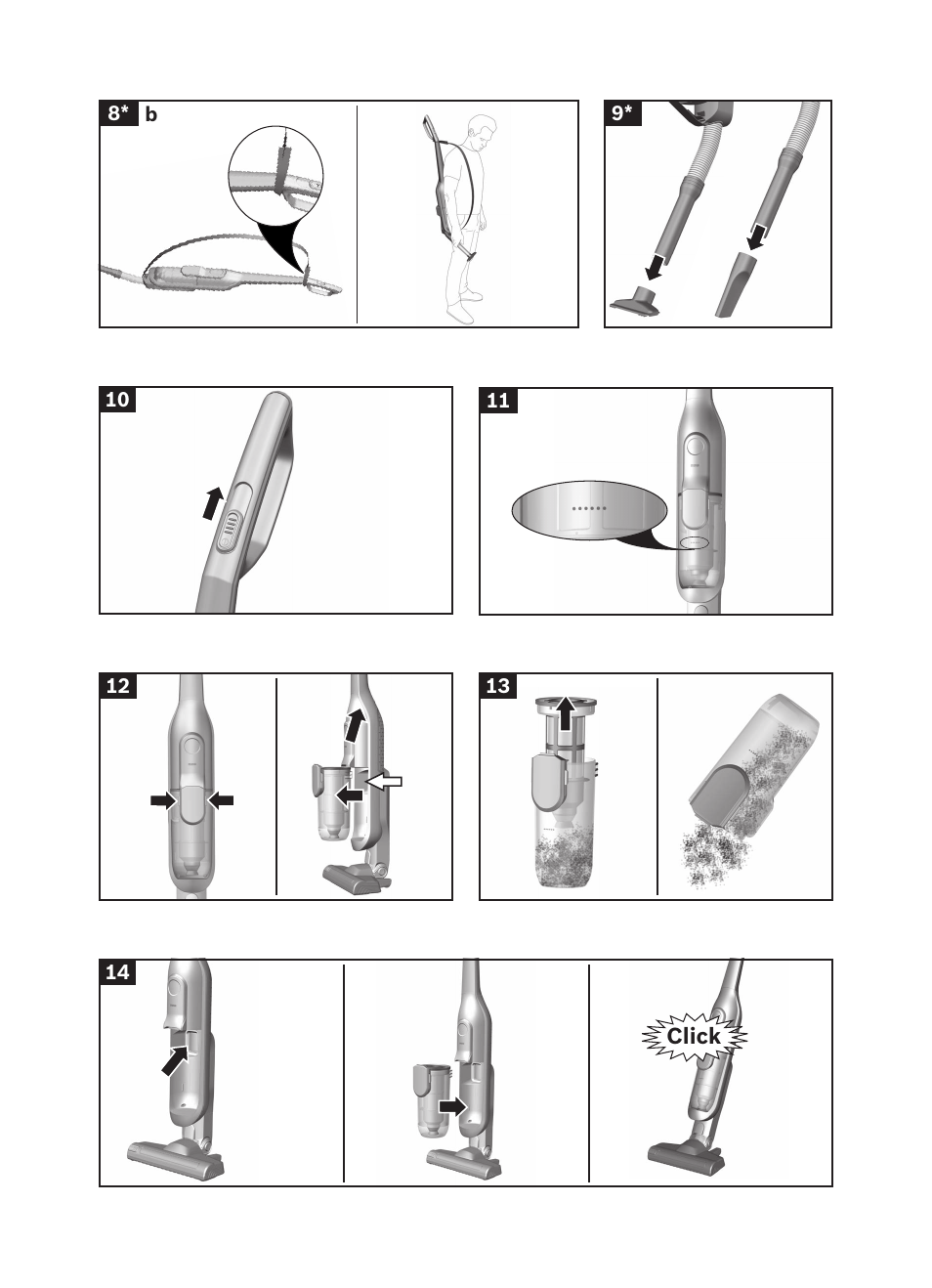 Bosch LithiumPower 18V Aspirateur balai sans fil rechargeable BCH51840 PABL User Manual | Page 105 / 108