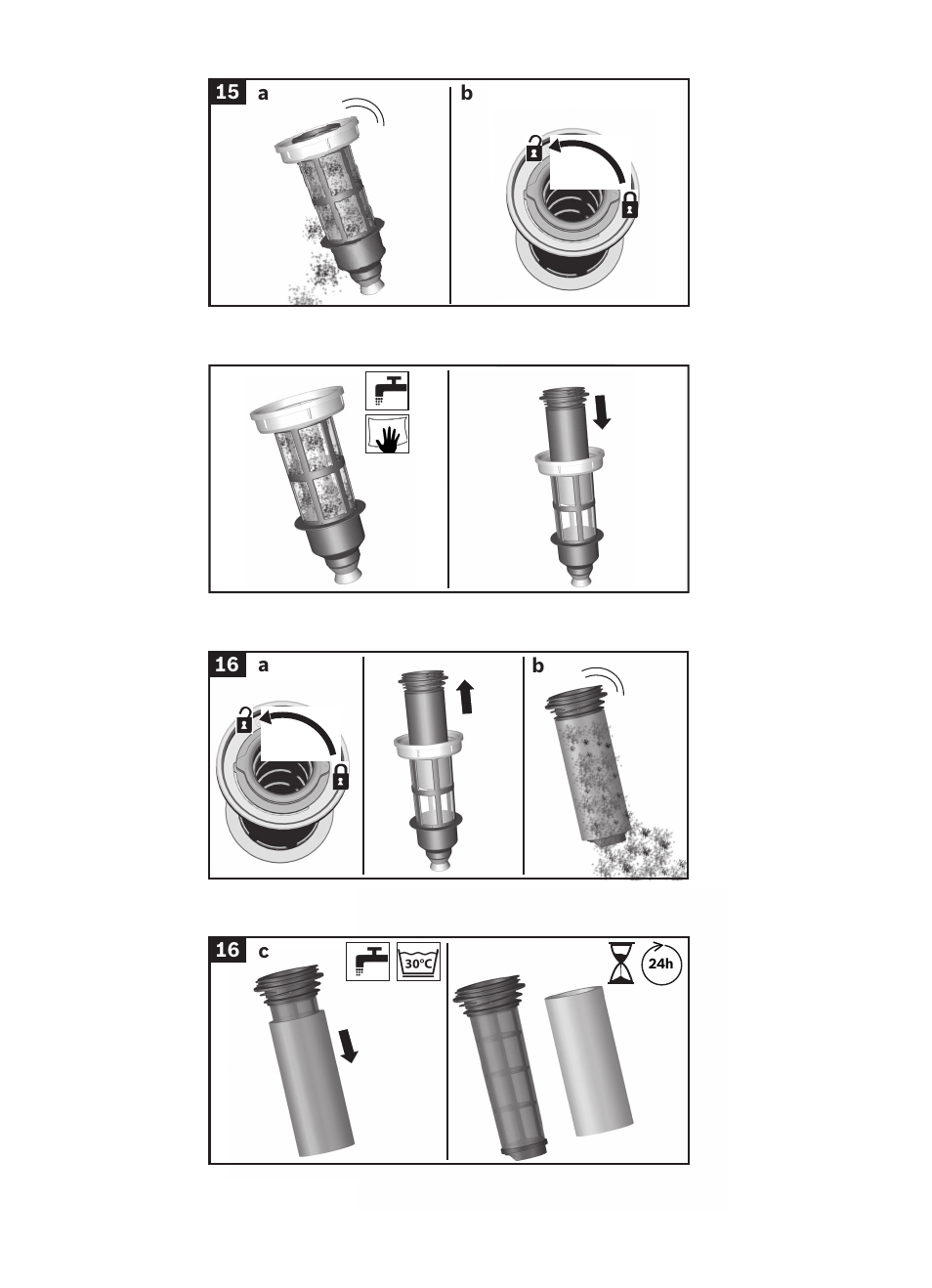 Bosch LithiumPower 18V Aspirateur balai sans fil rechargeable BCH51840 PABL User Manual | Page 106 / 108