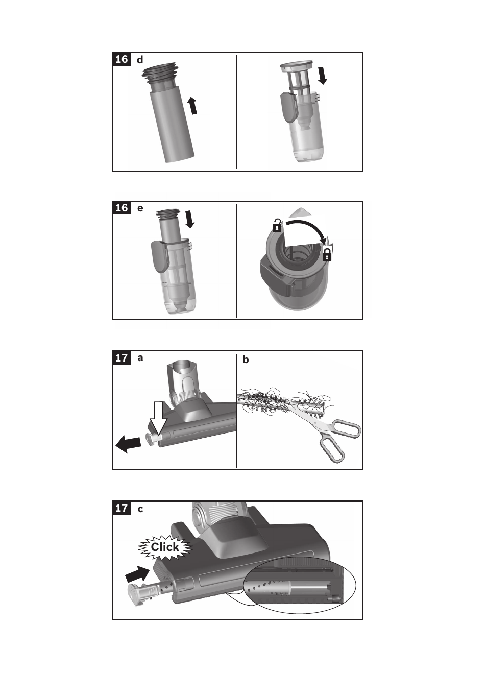 Bosch LithiumPower 18V Aspirateur balai sans fil rechargeable BCH51840 PABL User Manual | Page 107 / 108