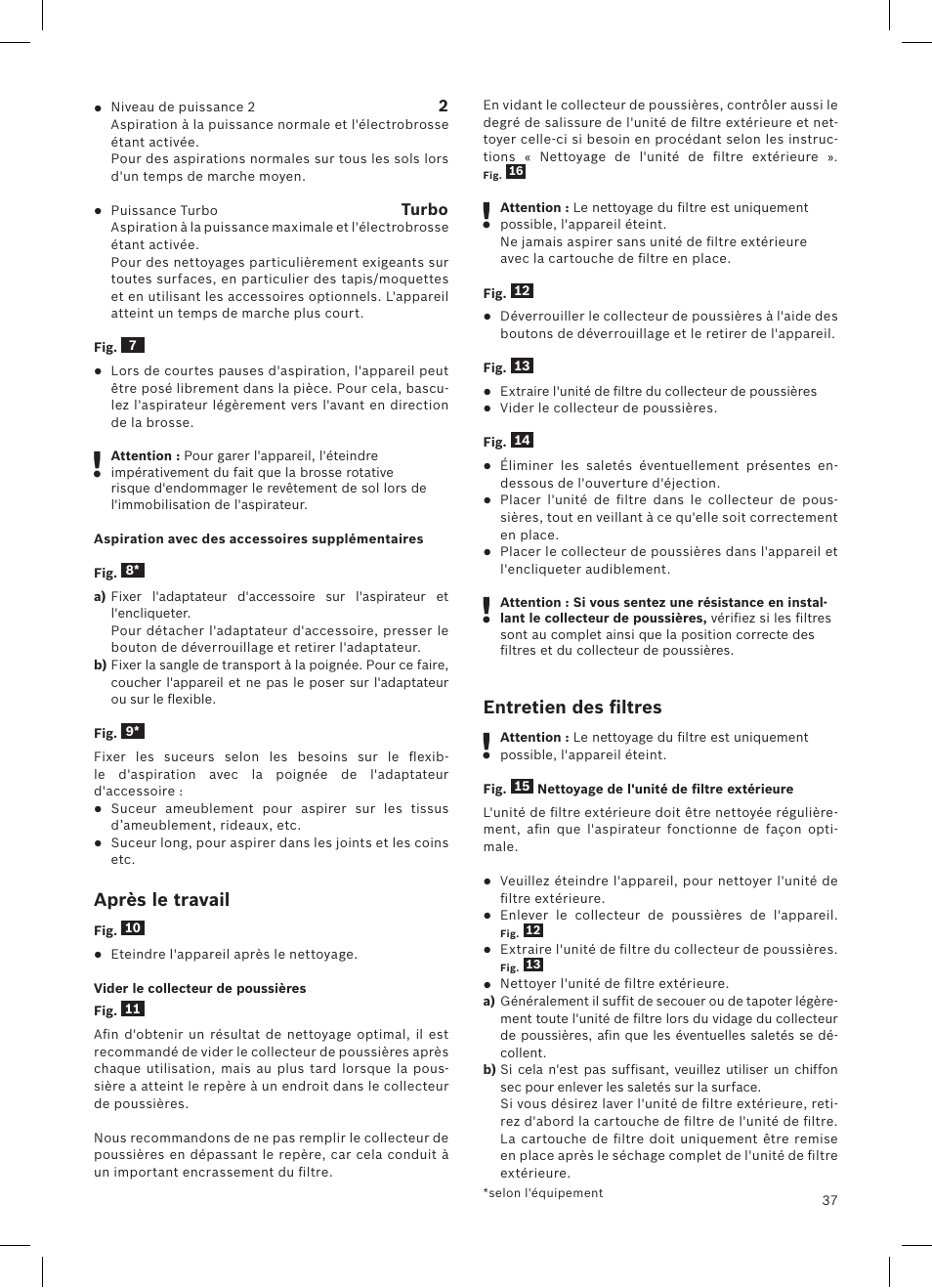 Bosch LithiumPower 18V Aspirateur balai sans fil rechargeable BCH51840 PABL User Manual | Page 38 / 108