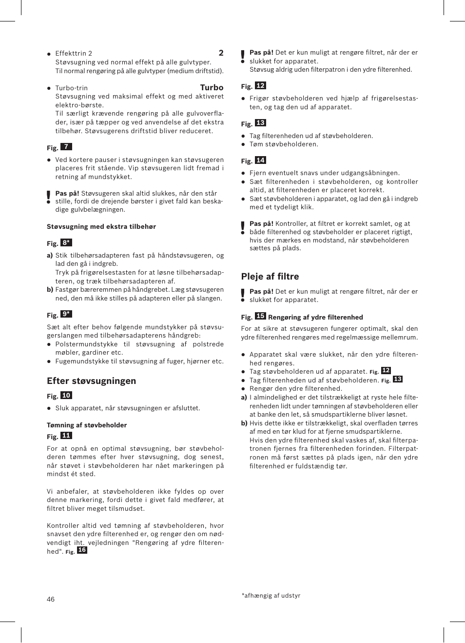 Bosch LithiumPower 18V Aspirateur balai sans fil rechargeable BCH51840 PABL User Manual | Page 47 / 108