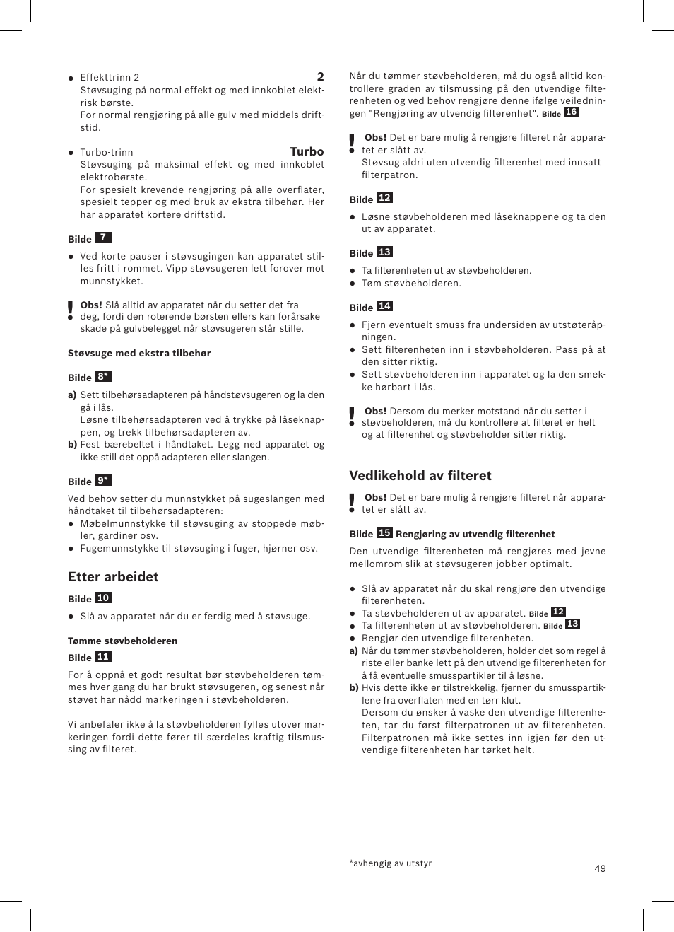 Bosch LithiumPower 18V Aspirateur balai sans fil rechargeable BCH51840 PABL User Manual | Page 50 / 108