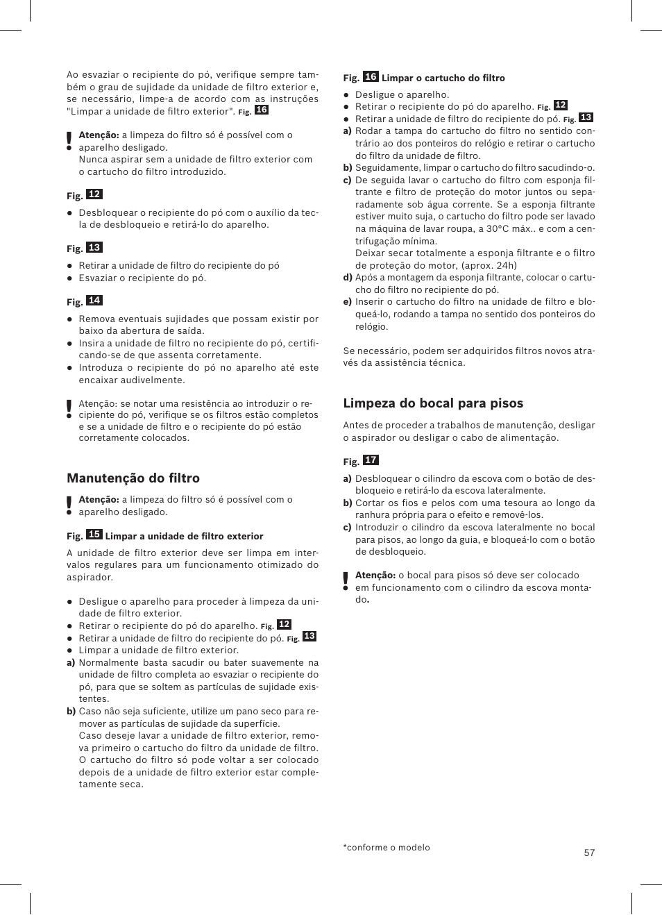 Bosch LithiumPower 18V Aspirateur balai sans fil rechargeable BCH51840 PABL User Manual | Page 58 / 108