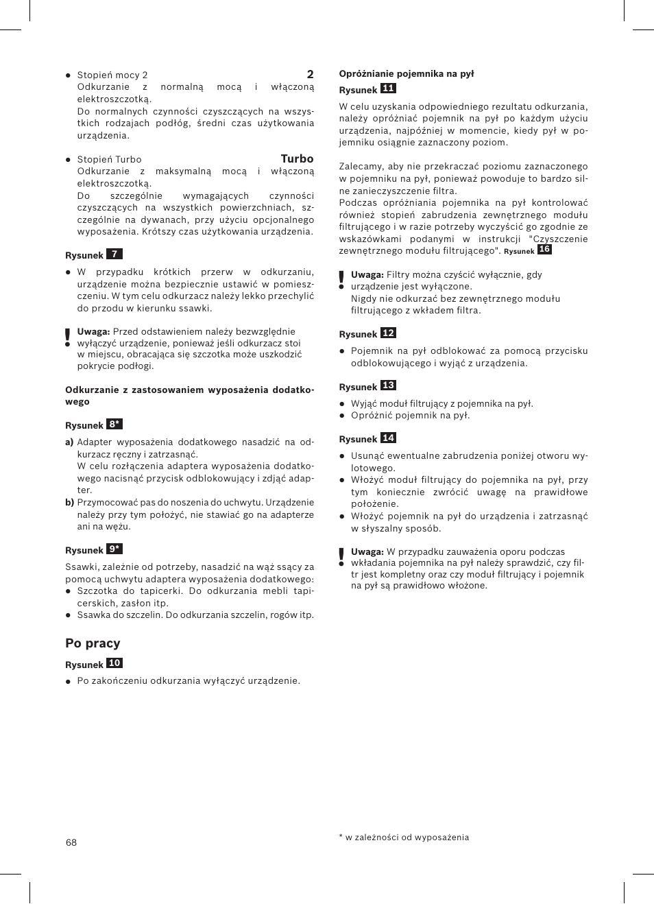 Bosch LithiumPower 18V Aspirateur balai sans fil rechargeable BCH51840 PABL User Manual | Page 69 / 108