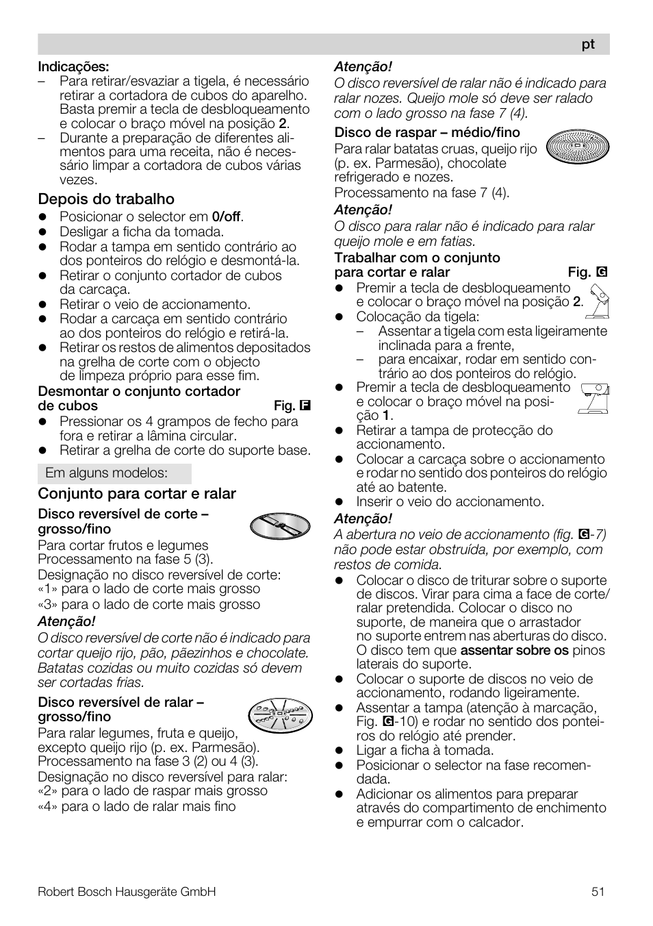 Bosch MUZ5CC1 Découpe-dés pour découper des fruits légumes fromage et viande cuite en forme de dés Pour Kitchen machine MUM5 User Manual | Page 51 / 94