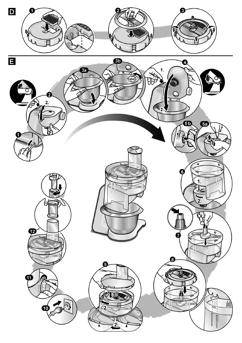 Bosch MUZ5CC1 Découpe-dés pour découper des fruits légumes fromage et viande cuite en forme de dés Pour Kitchen machine MUM5 User Manual | Page 93 / 94