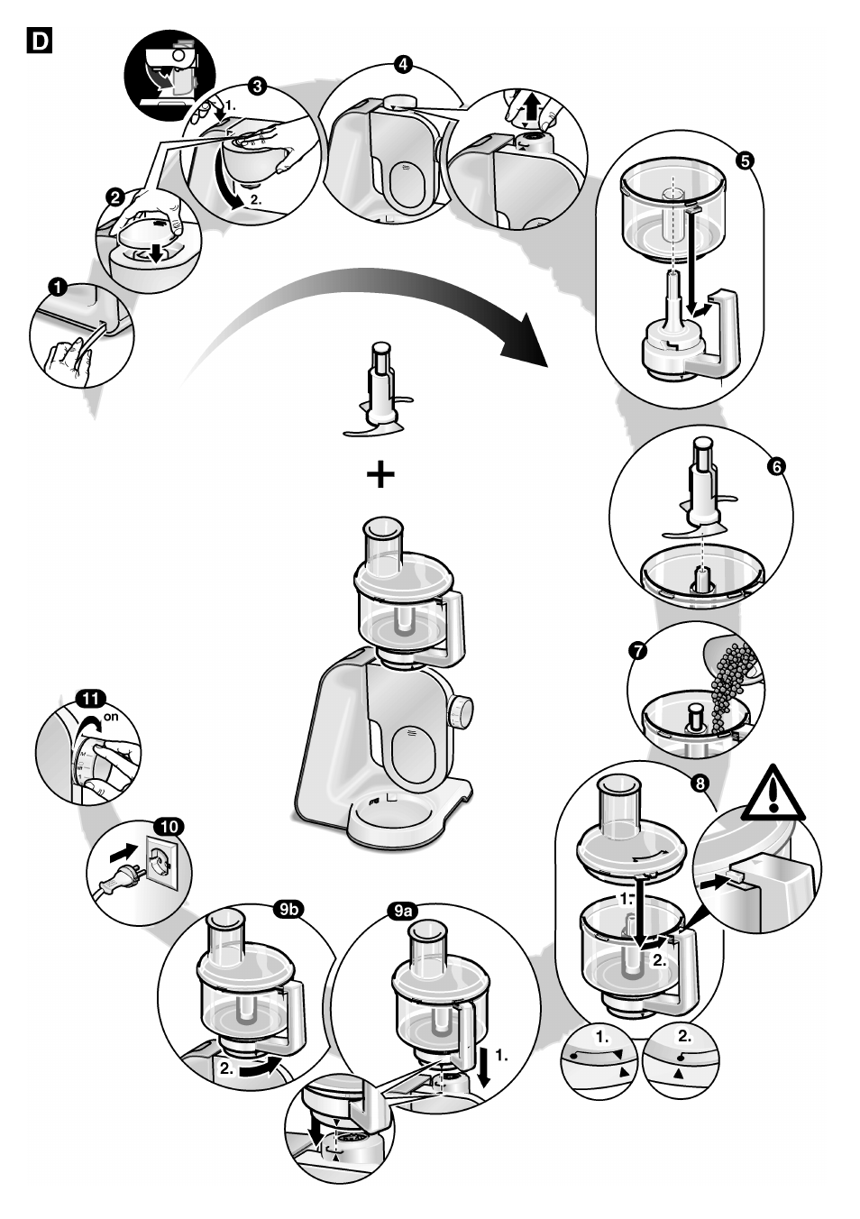 Bosch MUZ5MM1 Multimixeur blanctransparant Pour Kitchen machine MUM5 User Manual | Page 61 / 62