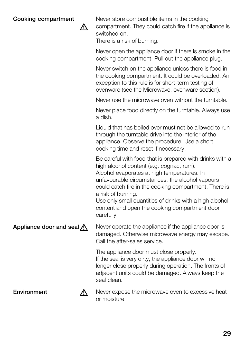 Bosch HMT82M650 - Inox Micro-ondes User Manual | Page 29 / 124