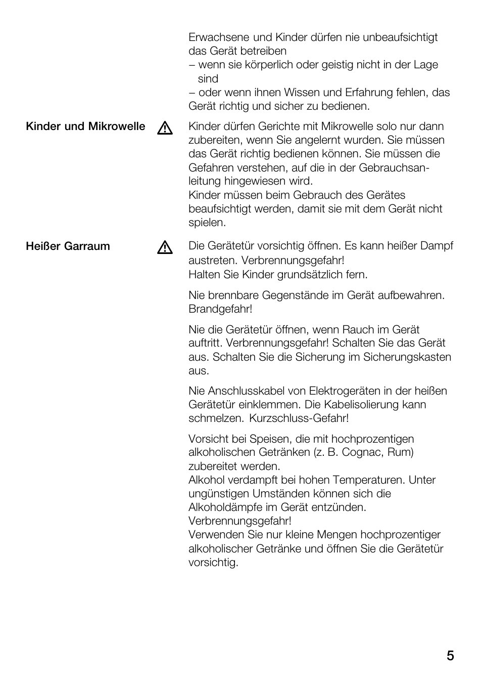 Bosch HMT82M650 - Inox Micro-ondes User Manual | Page 5 / 124