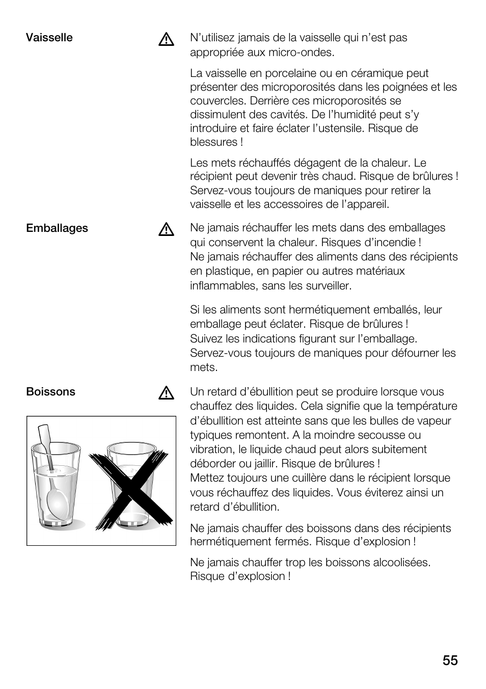Bosch HMT82M650 - Inox Micro-ondes User Manual | Page 55 / 124